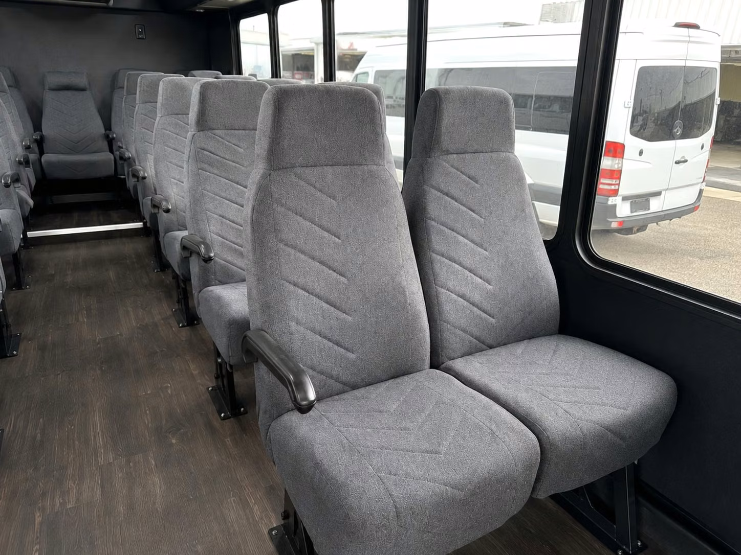 15 passenger minibus inside