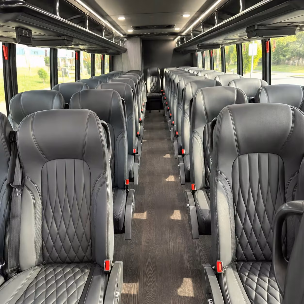 30 passenger minibus interior