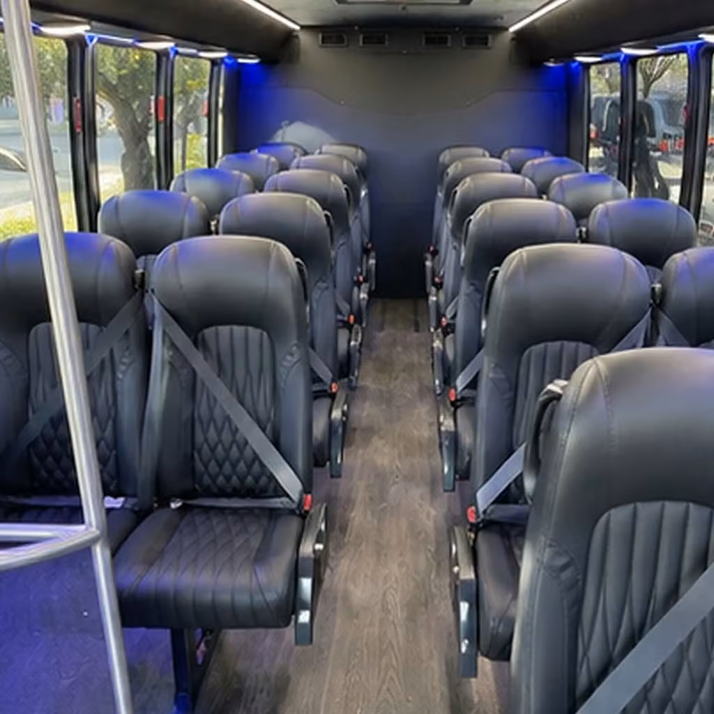35 passenger minibus interior
