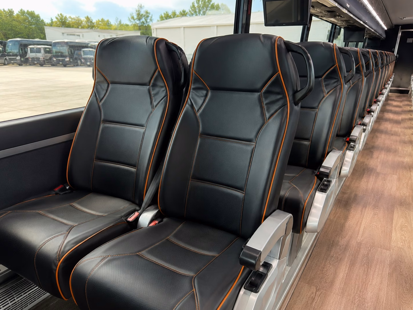 san clemente charter bus interior